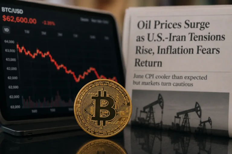 Iran conflict bitcoin, oil prices crypto markets, Fed rate hike odds, Strait of Hormuz, Canadian crypto investors